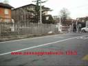 passaggio a livello a Brescia in via Villa Glori