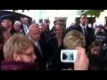 la princesse astrid et ses filles a la sortie de l'ugc pour l'avant premi�re de tintin!