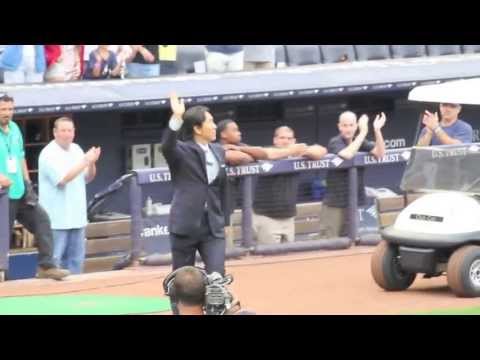 matsui - 7月28日(日)ヤンキースタジアムで行われた、松井秀喜の 一日マイナー契約、引退セレモニー。...