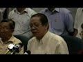 Press Conference on Mini Ops Lalang (part 1) Press Conference on Mini Ops Lalang (part 1)