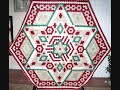 1)  Traditional English Hexagon Patchwork Demonstration
