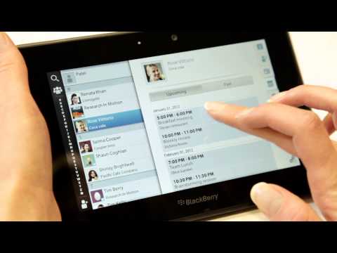 BlackBerry PlayBook OS 2.0 Demo