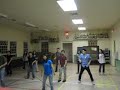 Line dancing practice - Electric Slide