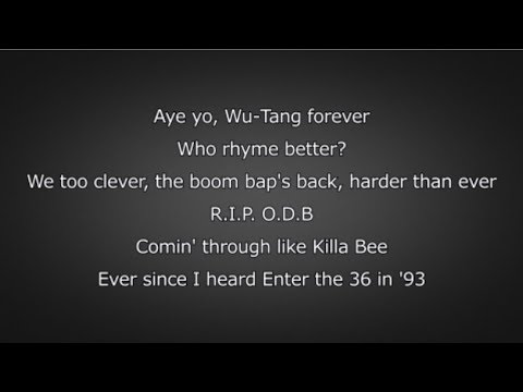 Logic - Wu Tang Forever (Lyrics)