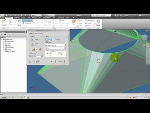 Tutorial Inventor - Transição de Quadrado para Redondo (Loft)