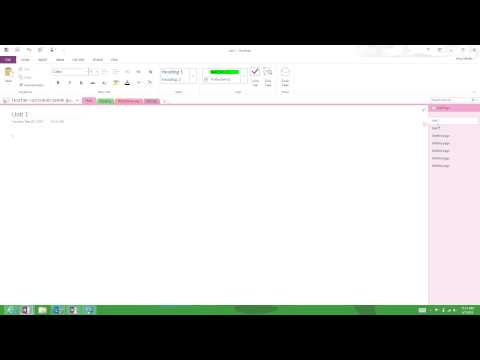 how to organize onenote