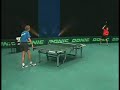 Waldner doinks Persson in the groin