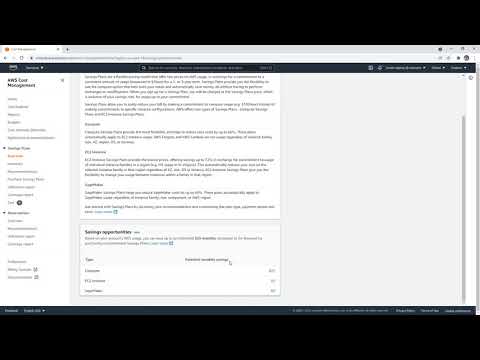 CLF-C01 — AWS Savings Plan Follow Along