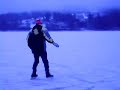 Eu andando de patins no gelo