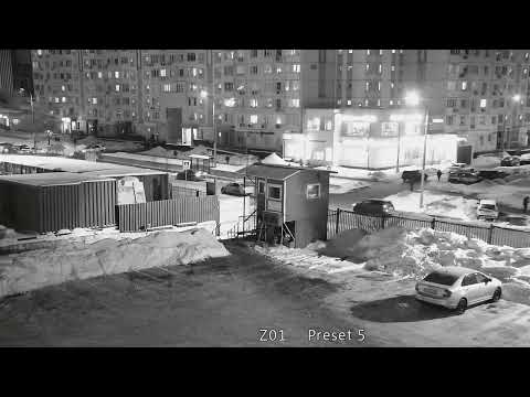 Поворотные уличные IP-камеры BEWARD SV2215-R36P2, запись с камеры, ночь, тур PTZ