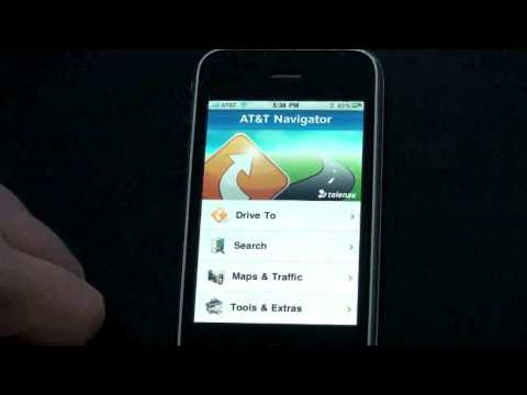turn by turn gps - TechnoBuffalo: http://technobuffalo.com/ Follow me on twitter: http://cuthut.com/0 Showing turn by turn navigation on the iPhone 3GS using AT&T Navigator. Th...