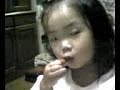 like father,like daugther!they like chiken