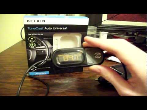 how to turn on belkin fm transmitter