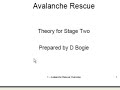 Orientation to Avalanche Studies Orientation to Avalanche Studies