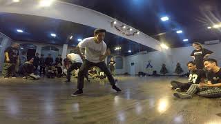 Jordan – popping solo after workshop in Hanoi