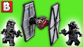 Lego Tie Fighter Set 75101 Star Wars First Order With LevelCap | Unboxing Building Review Time Lapse