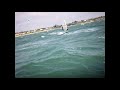Kitesurfing Hampton helmet cam with crash - 01-17