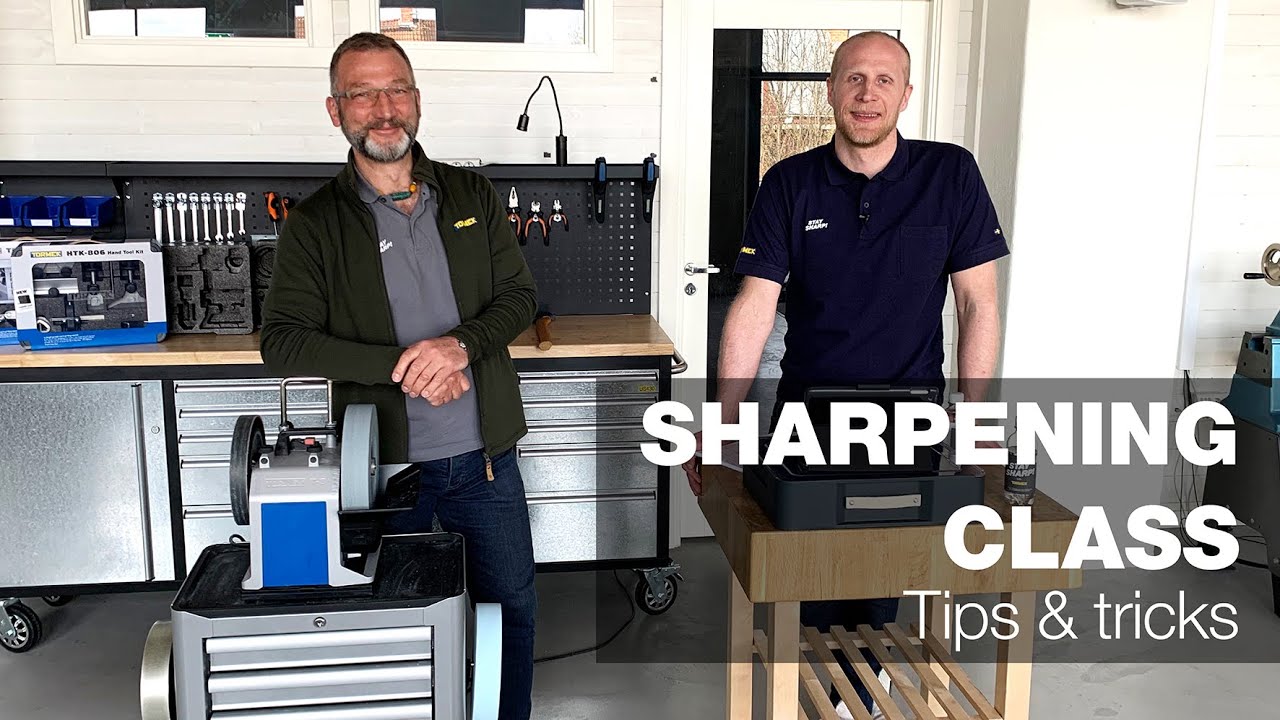 Tips and tricks for Tormek’s water cooled sharpening system | Part 8 | Tormek Live Sharpening Class