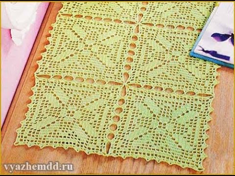 Филейное вязание крючком из центра Филейное вязание крючком из центра