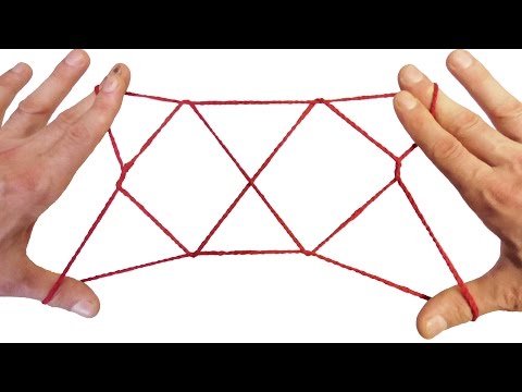 String Tricks! How To Make A 2 Diamond Jacobs Ladder
