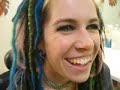 Messy gets her eyeball tattooed