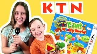KID TIME NEWS - Poochy & Yoshi's Woolly World - Nintendo 3Ds - Amiibo