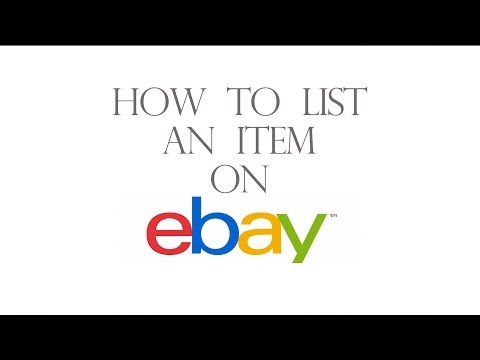 how to list on ebay