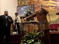 fosforito and jason in my church at 247 east 7th street between ave c & ave d.  fosforito singing 