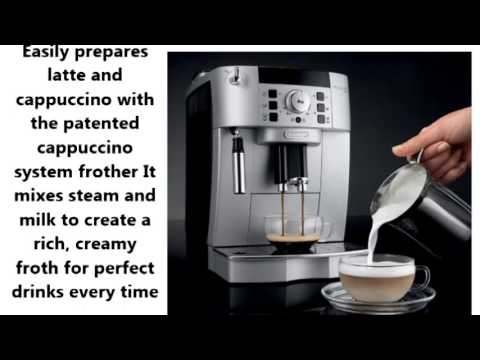 New DeLonghi ECAM22110SB Compact Automatic Cappuccino, Latte and Espresso Machine New DeLonghi ECAM22110SB Compact Automatic Cappuccino, Latte and Espresso Machine