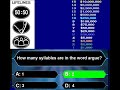Super Millionaire $3,000 Question