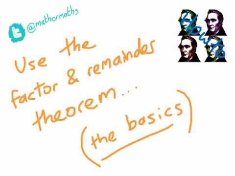 how to use the remainder theorem