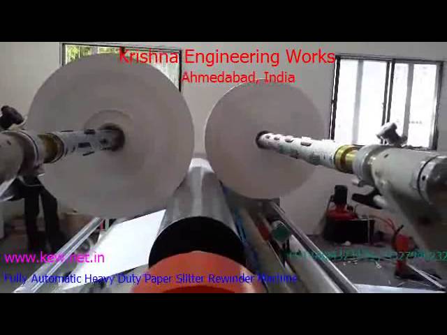 Talhadeira de papel resistente extra totalmente automático – trabalhos de engenharia de Krishna