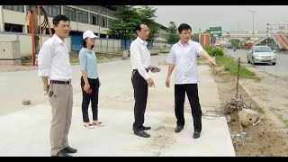 Chủ tịch UBND thành phố Nguyễn Mạnh Hà kiểm tra công tác ra quân tổng vệ sinh môi trường