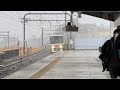 京王永山駅にて、撮り鉄が黄色い線を出て試運転列車を撮影しようとした結果駅員が非常停止ボタンを取り扱い撮り鉄が逃げ惑う状態に。。。（2022.3.22）
