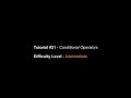 VB.NET Tutorial 21 - Conditional Operators (Visual Basic 2008/2010)