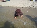Evan's First Water Encounter
