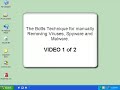  virus removal spyware remove manually botts technique