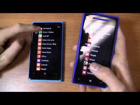 Nokia Lumia 920 vs. HTC Windows Phone 8X Dogfight Part 1