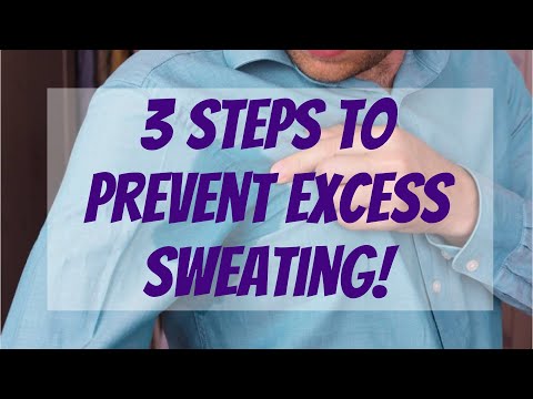 how to reduce sweating