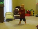 Playing Football with Daddy