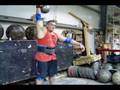 BRAD ARDREY 140LB MONSTER DUMBELL TRAINING