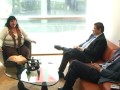 Sen. Javier Castellón en charla con María de Jesús "Maruchi" Bravo