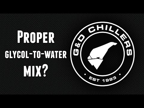 What is the Proper Glycol to Water Percentage or Mixture? | GD Chillers FAQ's