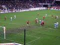 Rennes / Marseille , But de Wiltord pour le stade rennais