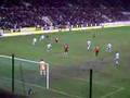 Rennes / Marseille , But de Wiltord pour le stade rennais