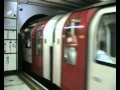 An eastbound Central Line 1992 Stock train arrives at Liverpool Street