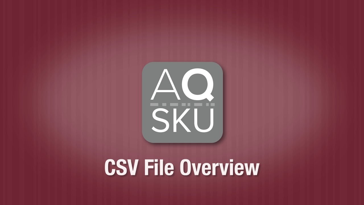 AQ SKU CSV Explainer