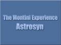 The Montini Experience - Astrosyn