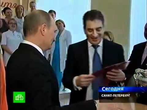 Putin visited Mother and Child Clinic in Saint-Petersburg
