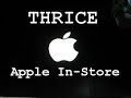 just a few weeks before the release of vheissu, thrice played their second apple store acoustic show at the third street promenade in santa monica, ca on september 29, 2005.  dustin closes the show with his cover of elvis costello's 